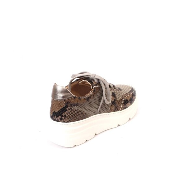 Luca Grossi 516 Multicolor Leather Lace-Up Platform Sneaker - Picture 4 of 8